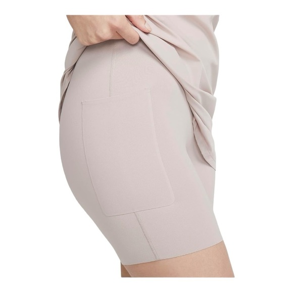 NIKE Dri-Fit Bliss Training Dress Empire Waist Sleeveless Taupe Size XXL NEW - Picture 8 of 13